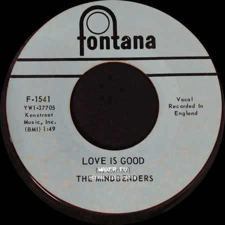 The Mindbenders - A Groovy Kind Of Love / Love Is Good side B