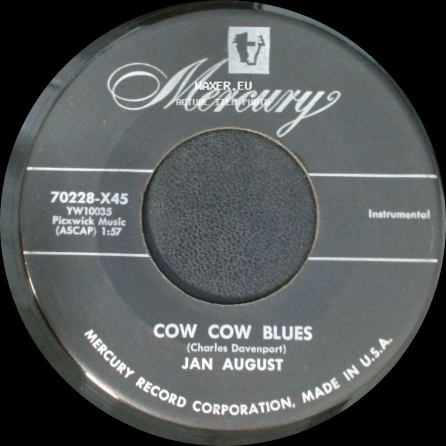 Jan August - Martha / Cow Cow Blues side B