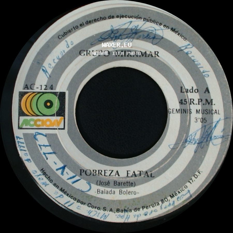 Grupo Miramar - Pobreza Fatal / El Libro De Los Dioses side A