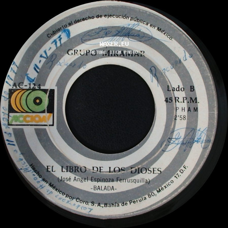 Grupo Miramar - Pobreza Fatal / El Libro De Los Dioses side B