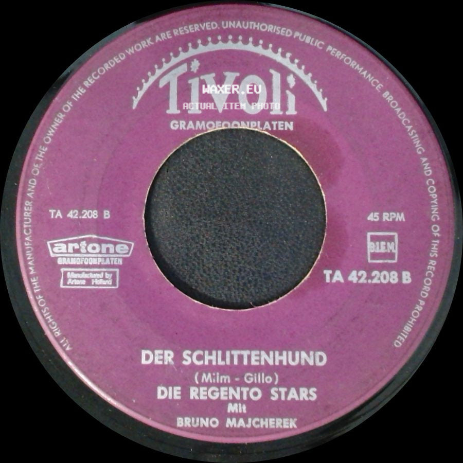 Die Regento Stars Mit Bruno Majcherek - Oh, Donna Clara! / Der Schlittenhund side B