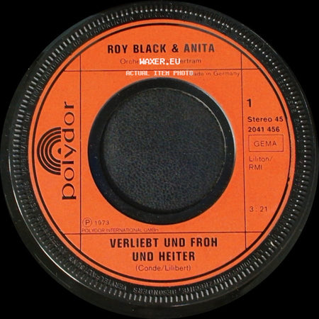 Roy Black & Anita / Roy Black - Verliebt Und Froh Und Heiter / Zeig Mir Die Welt side A