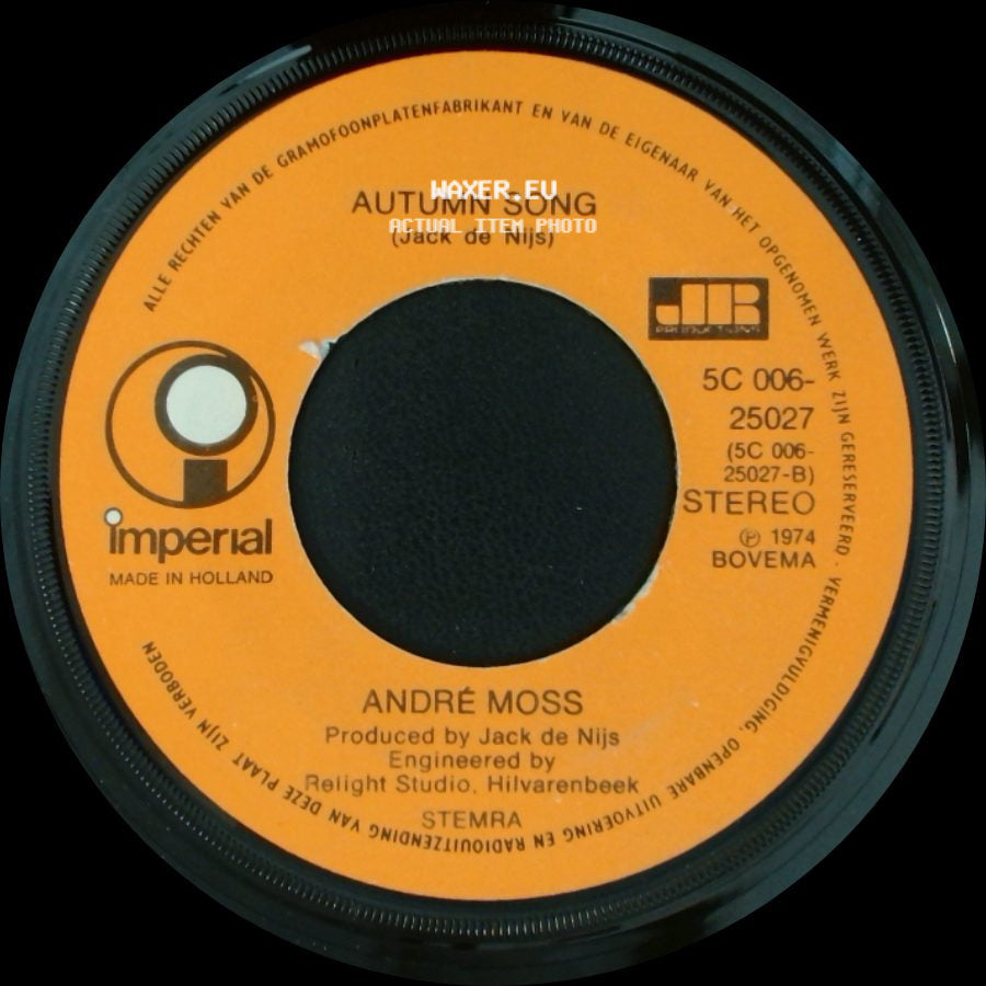 André Moss - Autumn Song / Rosita side A