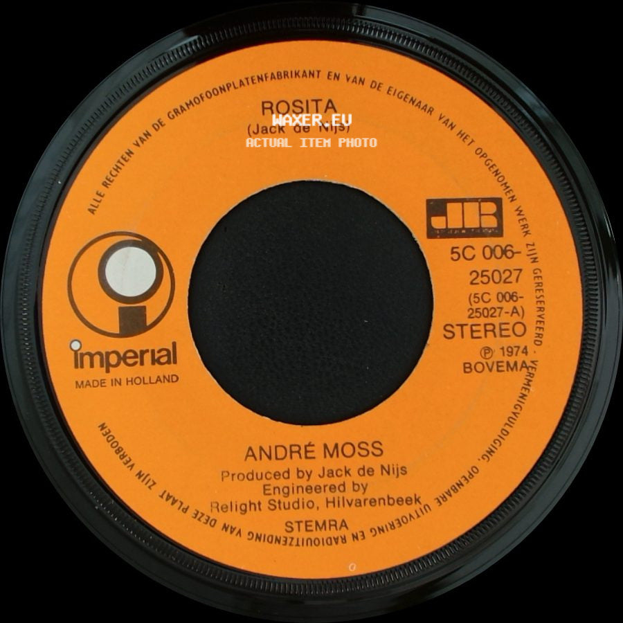 André Moss - Autumn Song / Rosita side B