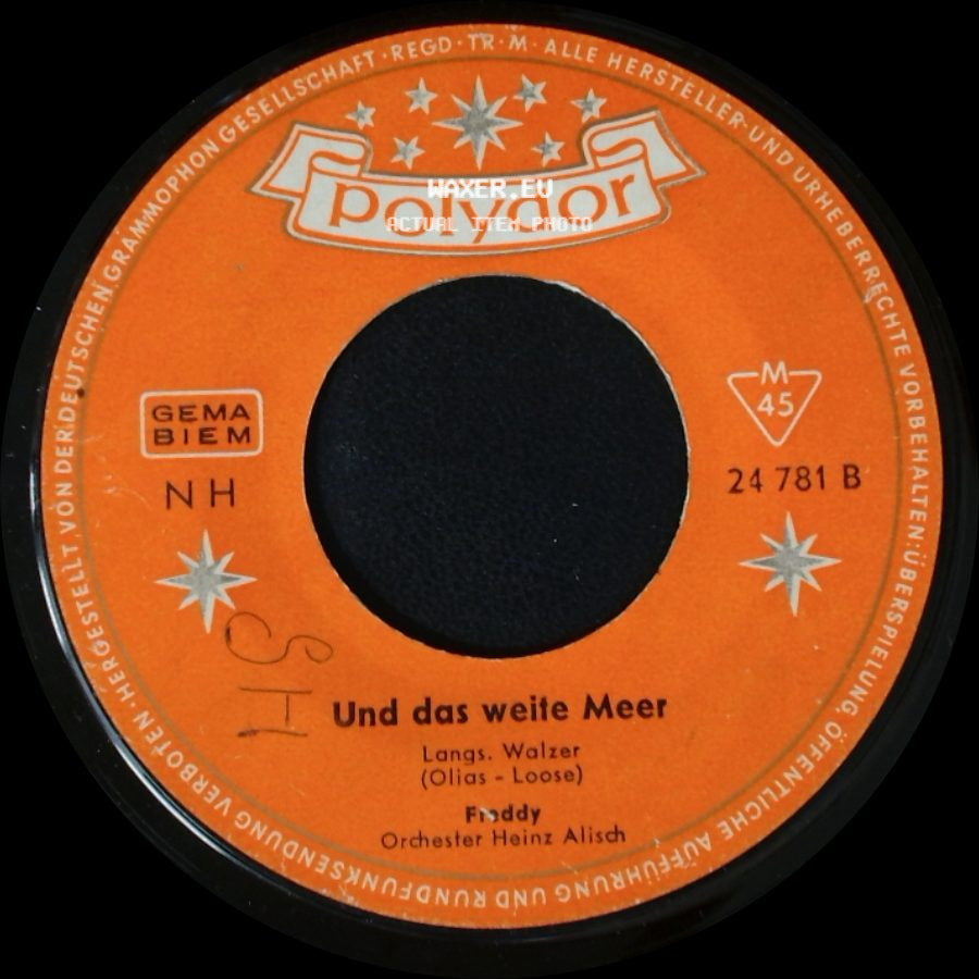Freddy - Und Das Weite Meer / Alo-Ahé side A