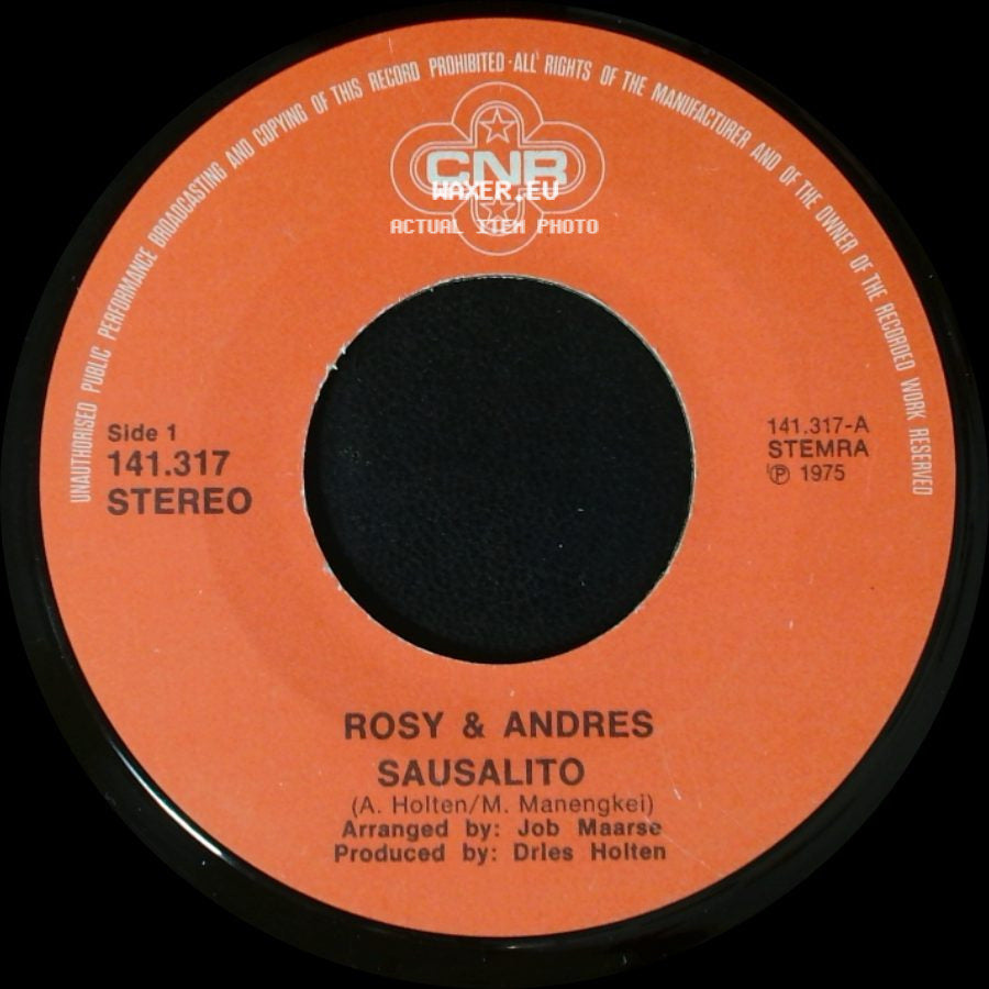 Rosy & Andres - Sausalito / Dance Dance side A