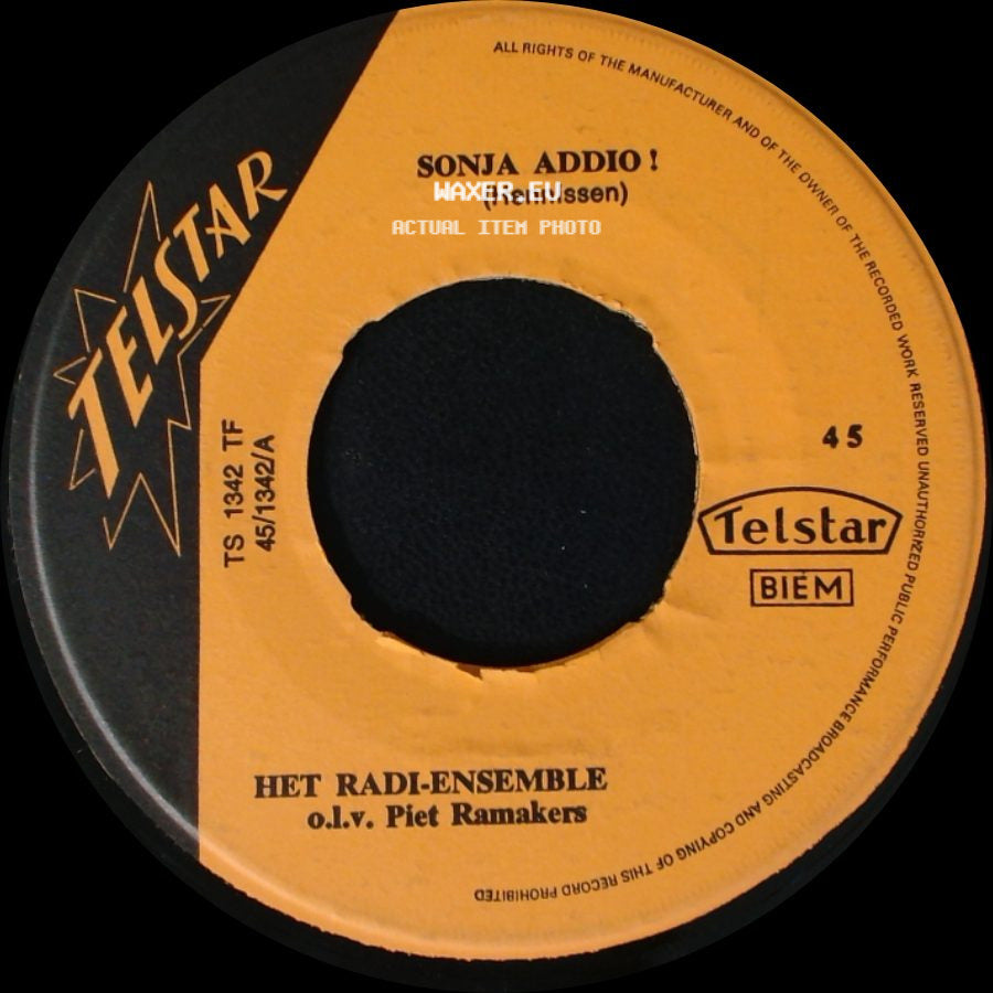 Het Radi-Ensemble O.L.V. Piet Ramakers - Radi-Fox (Ramakers) / Sonja Addio ! (Hennissen) side B