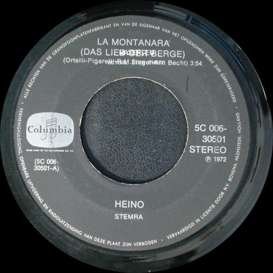 Heino - La Montanara (Das Lied Der Berge) / Schneewalzer side A