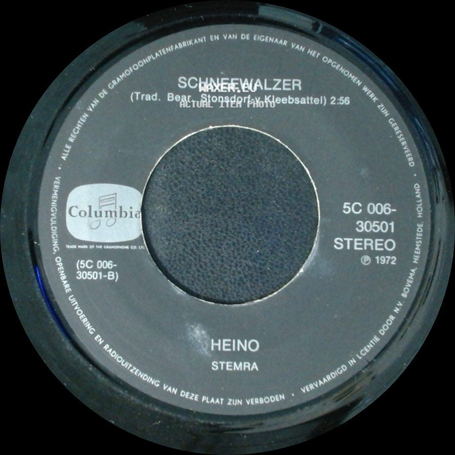 Heino - La Montanara (Das Lied Der Berge) / Schneewalzer side B