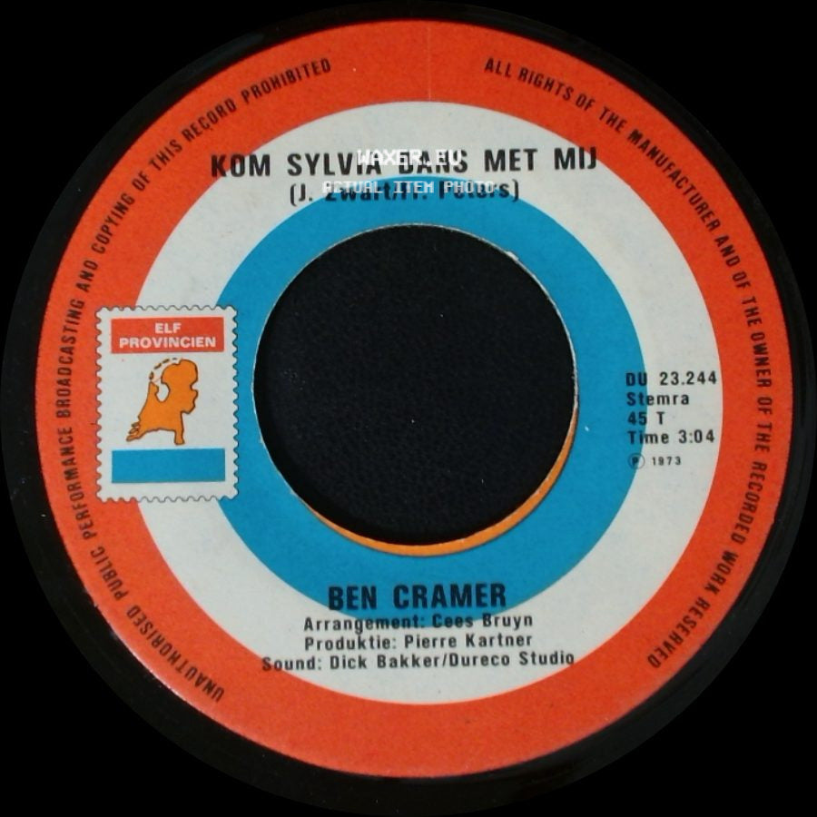 Ben Cramer - Kom Sylvia Dans Met Mij / De Oude Muzikant side A