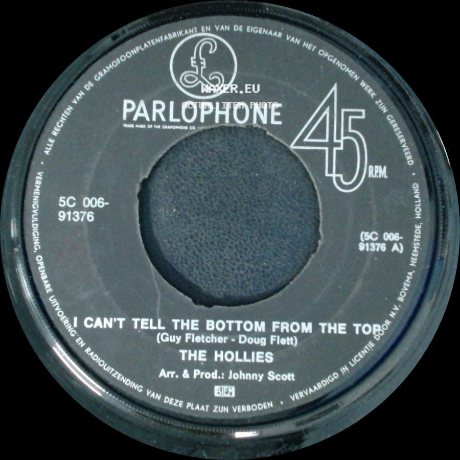 The Hollies - I Can't Tell The Bottom From The Top / Mad Professor Blyth side A
