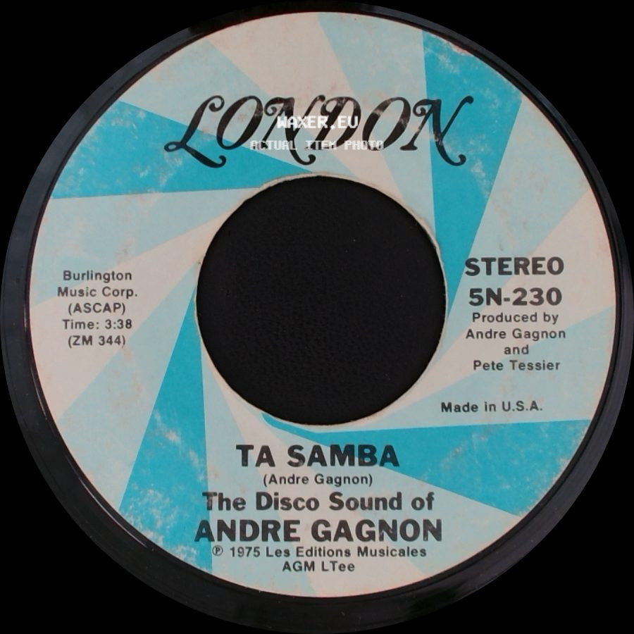 Andre Gagnon / The Disco Sound Of Andre Gagnon - Wow / Ta Samba side B