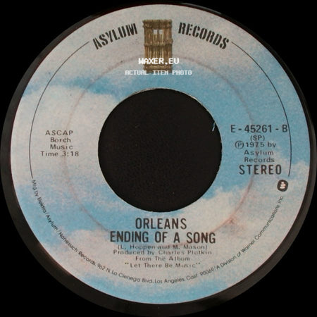 Orleans - Dance With Me / Ending Of A Song side B