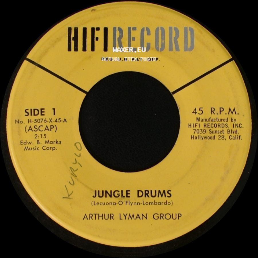 Arthur Lyman Group - Jungle Drums / Sentimental Journey side A