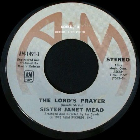 Sister Janet Mead - The Lord's Prayer / Brother Sun And Sister Moon side A