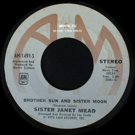 Sister Janet Mead - The Lord's Prayer / Brother Sun And Sister Moon side B