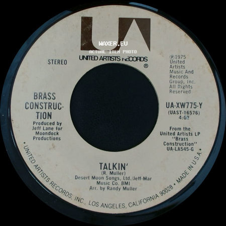 Brass Construction - Talkin' / Movin' side A