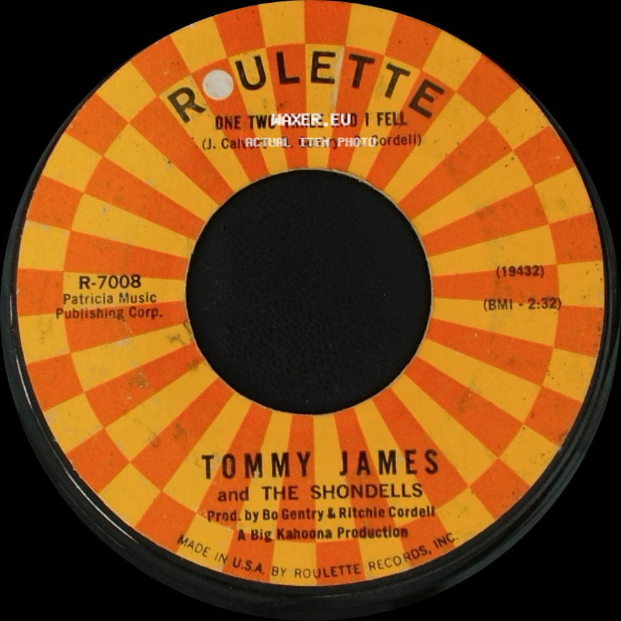 Tommy James And The Shondells - One Two Three And I Fell / Mony Mony side A