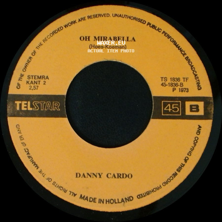 Danny Cardo - Oh Mirabella / Oh Eliza side A