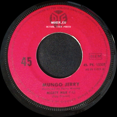 Mungo Jerry - Mighty Man / In The Summertime side A