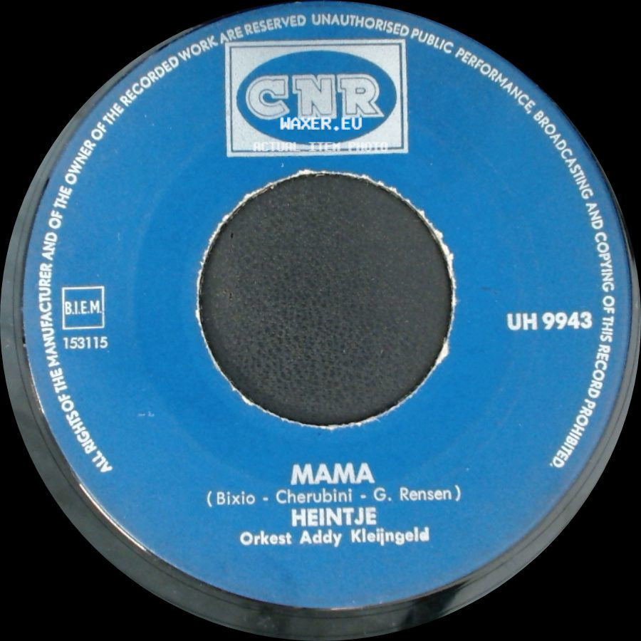 Heintje - Ik Vergeet Je Niet / Mama side B