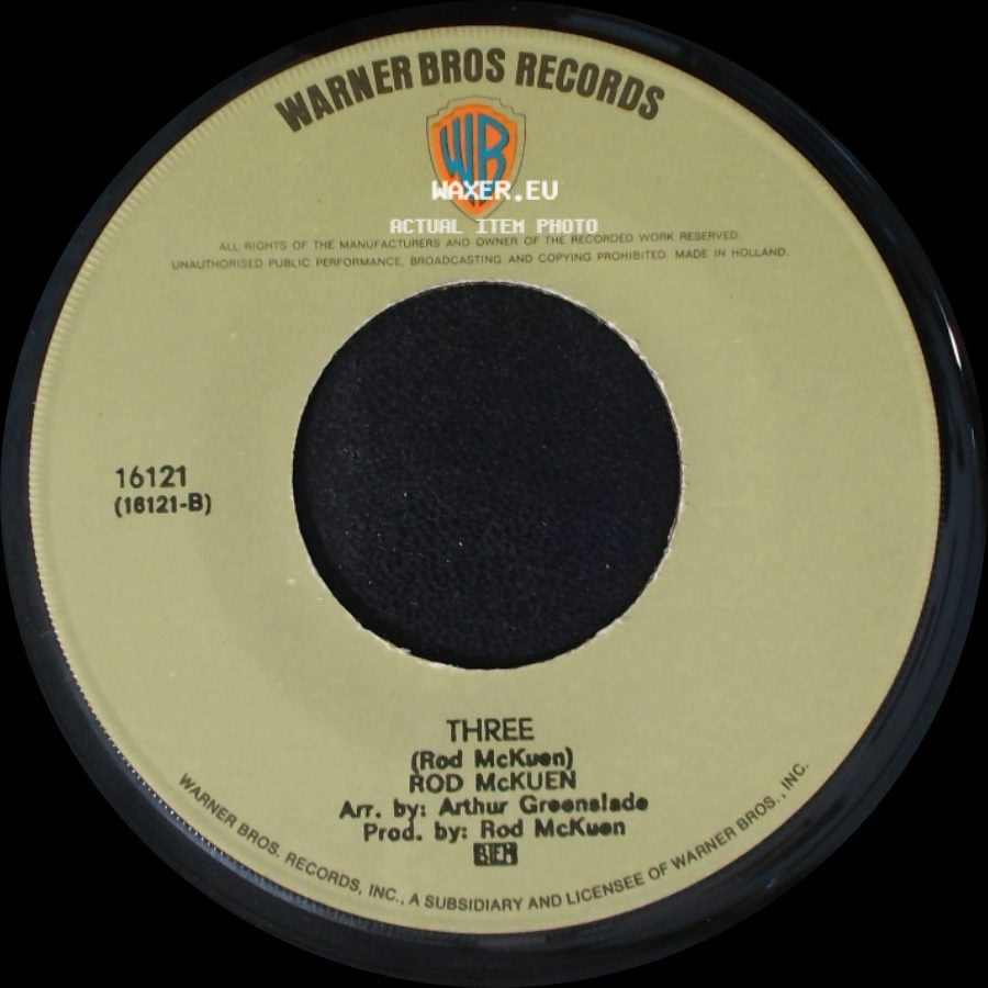 Rod Mckuen - Soldiers Who Want To Be Heroes / Three side B