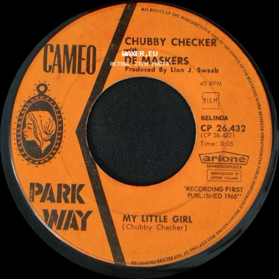 Chubby Checker With De Maskers - My Little Girl / Baby, Baby, Balla, Balla!!! side A