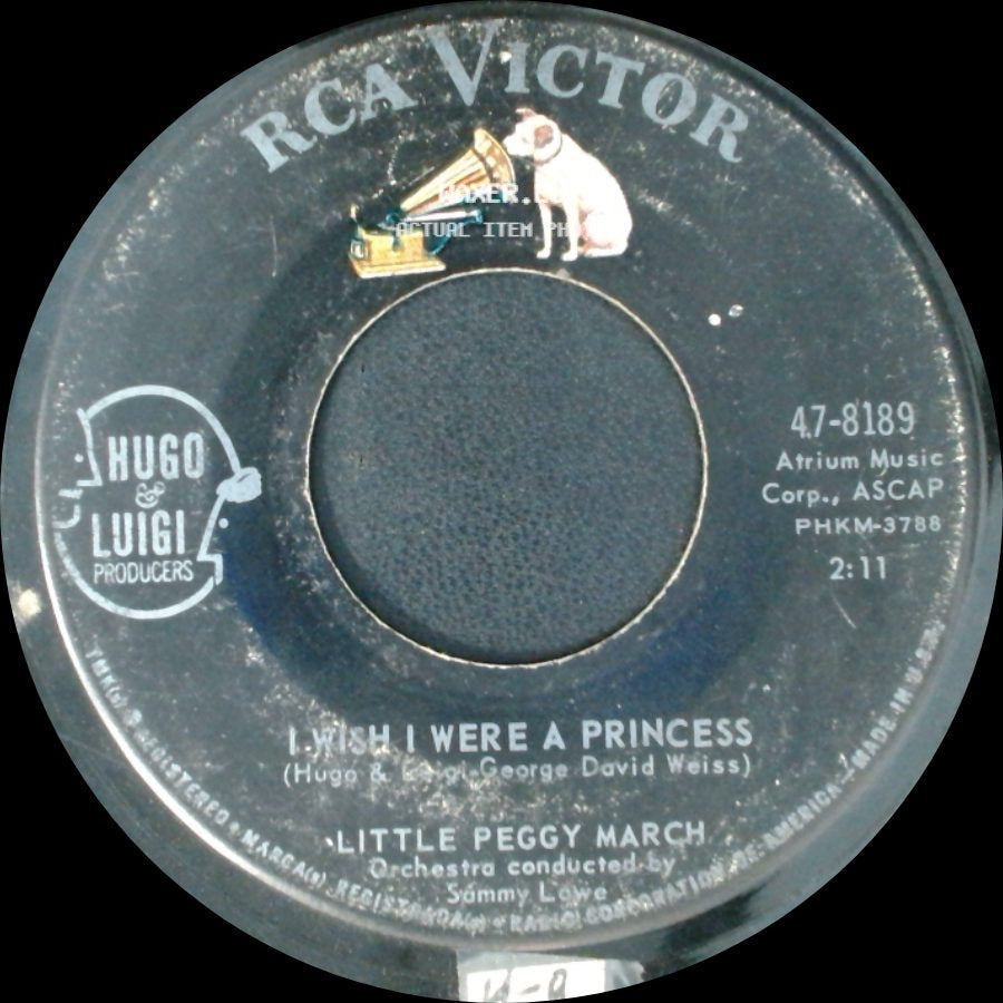 Little Peggy March - My Teenage Castle (Is Tumblin' Down) / I Wish I Were A Princess side B
