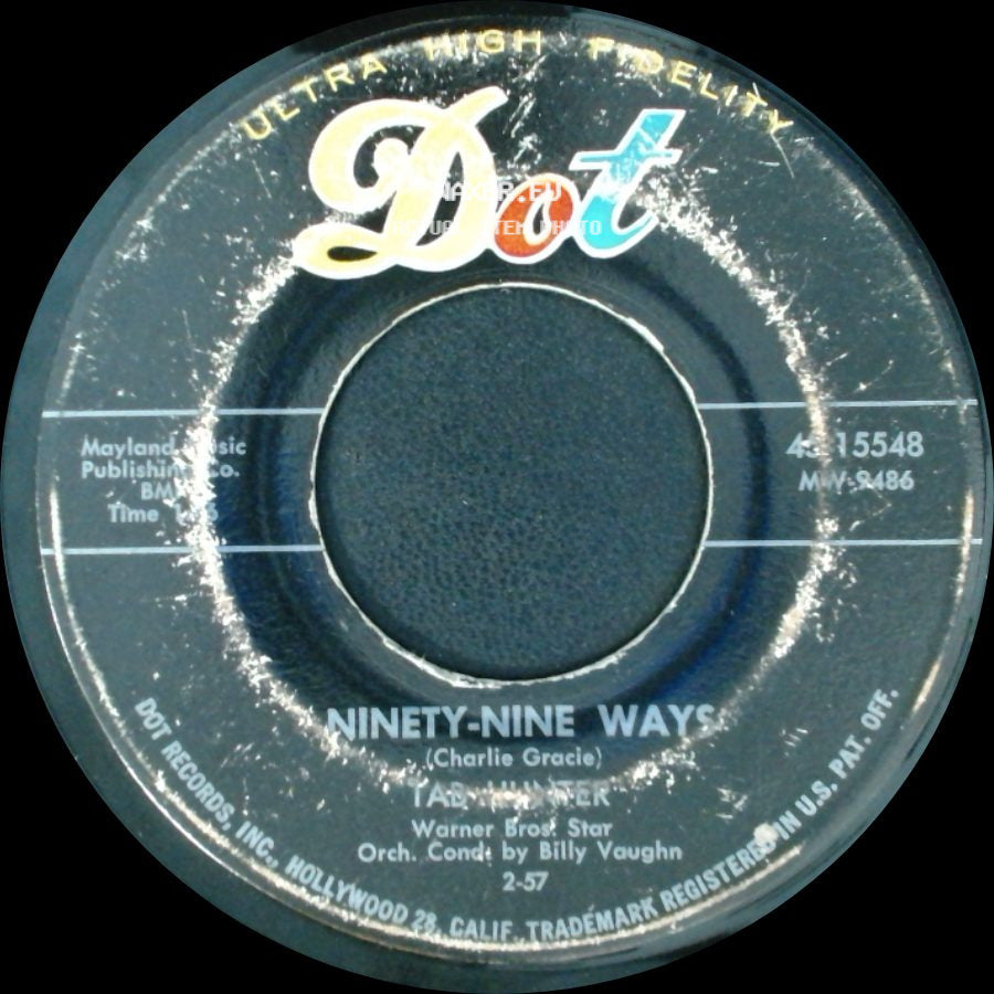 Tab Hunter - Don't Get Around Much Anymore / Ninety-Nine Ways side B