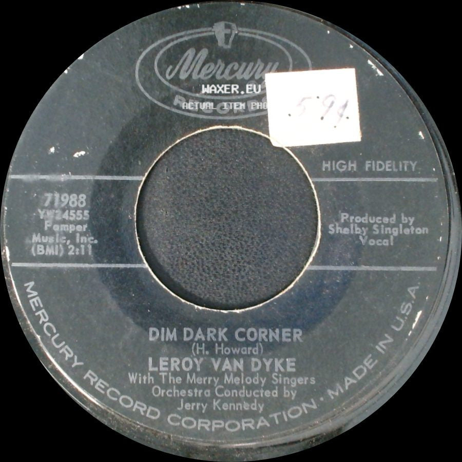 Leroy Van Dyke - The Life You Offered Me / Dim Dark Corner side B