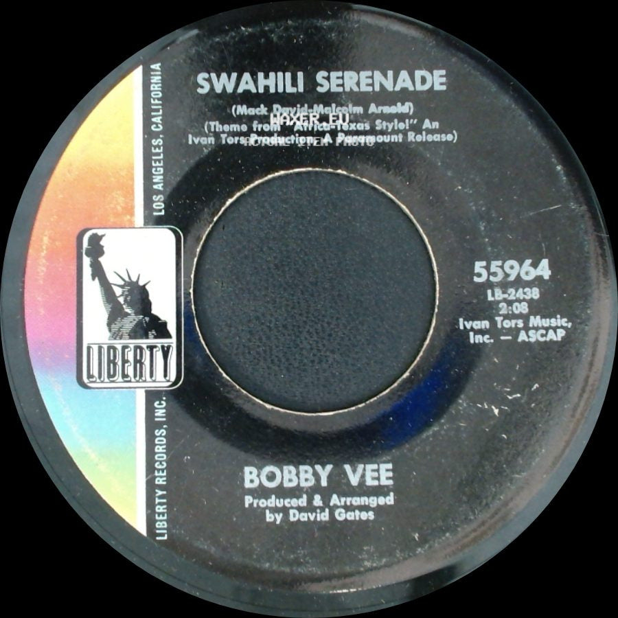 Bobby Vee - Swahili Serenade / Come Back When You Grow Up side A