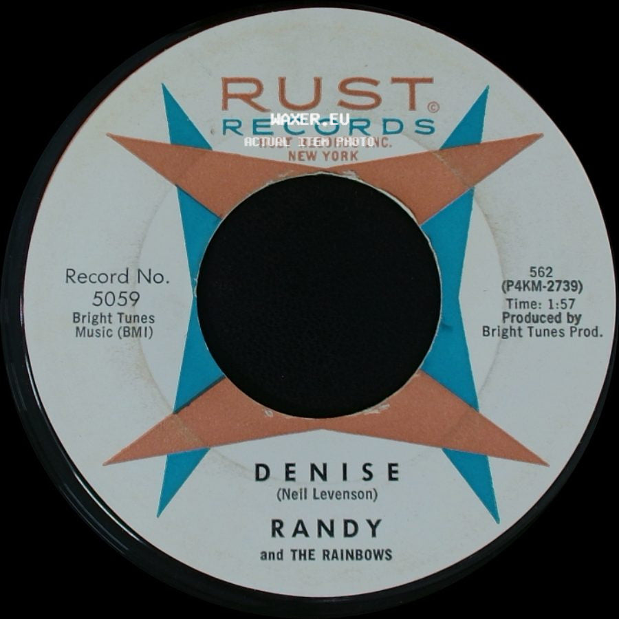 Randy And The Rainbows - Denise / Come Back side A