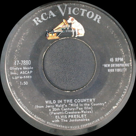 Elvis Presley - I Feel So Bad / Wild In The Country side B