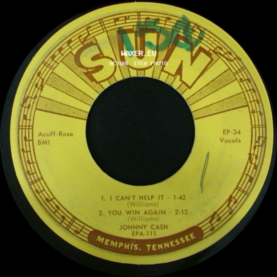 Johnny Cash - I Can't Help It / You Win Again / Hey, Good Lookin' / I Could Never Be Ashamed Of You side A