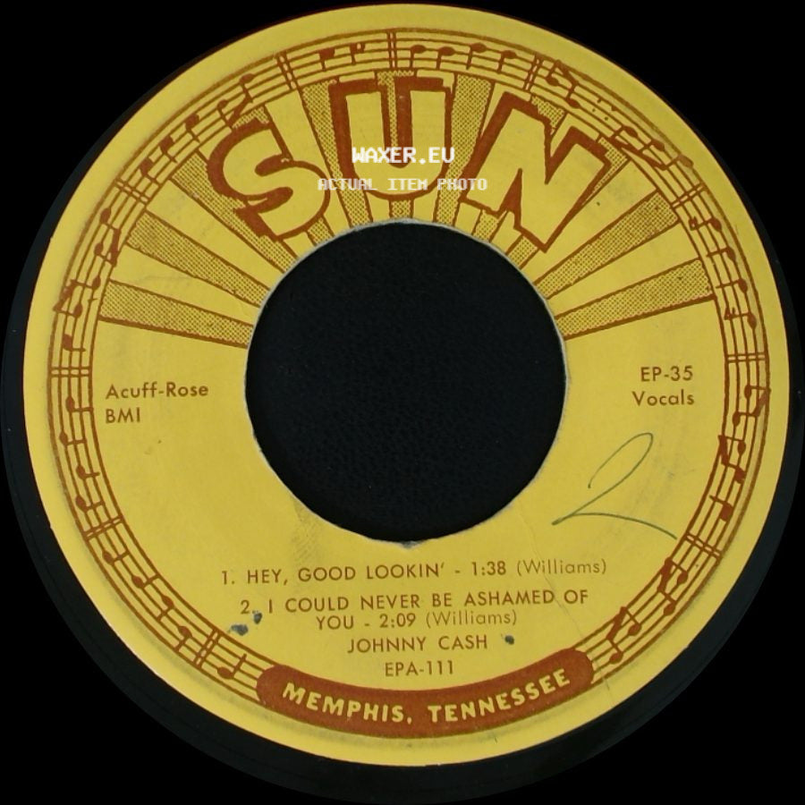 Johnny Cash - I Can't Help It / You Win Again / Hey, Good Lookin' / I Could Never Be Ashamed Of You side B