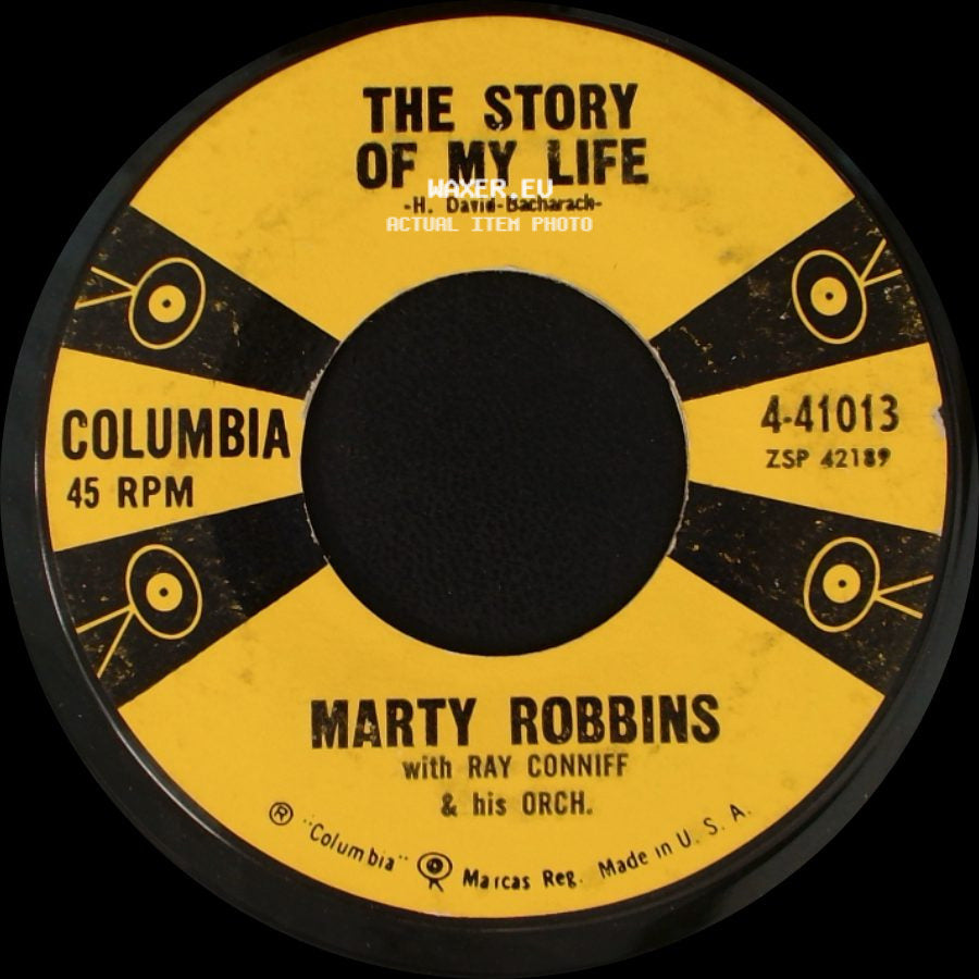 Marty Robbins With Ray Conniff & His Orch. / Marty Robbins - The Story Of My Life / Once-A-Week Date side A