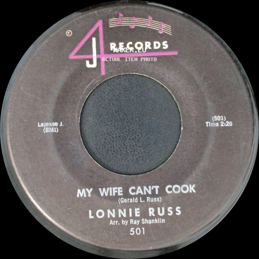 Lonnie Russ - Something Old, Something New / My Wife Can't Cook side B