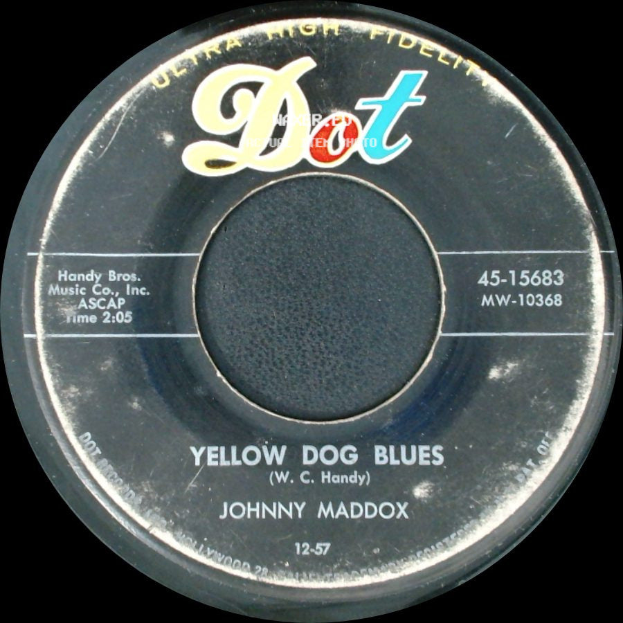 Johnny Maddox / Johnny Mercer - Yellow Dog Blues / Sugar Train side A