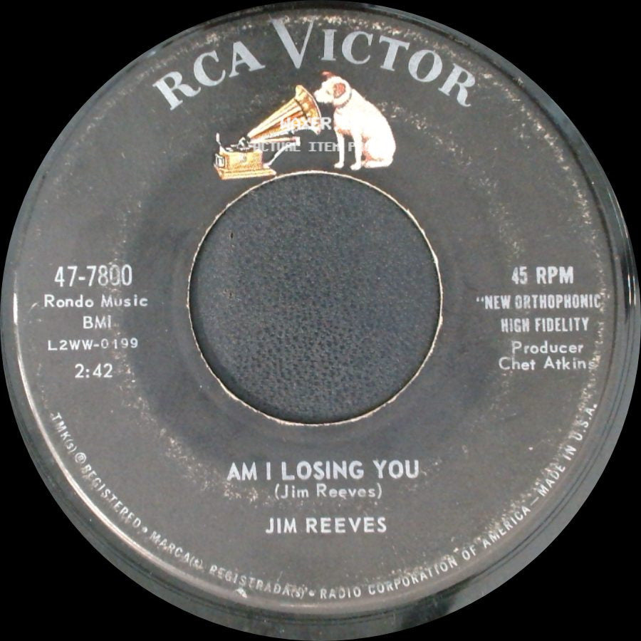 Jim Reeves - I Missed Me / Am I Losing You side B