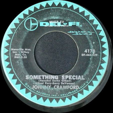 Johnny Crawford - Cindy's Birthday / Something Special side B