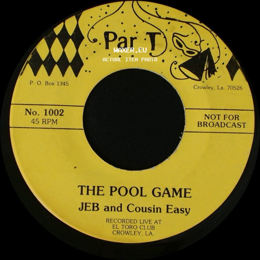 Jeb And Cousin Easy - The Pool Game / The Pool Game side A