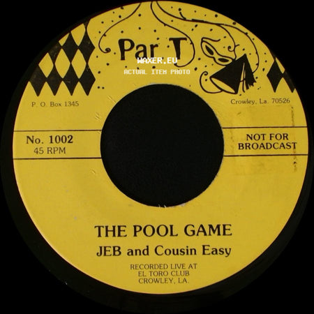 Jeb And Cousin Easy - The Pool Game / The Pool Game side B