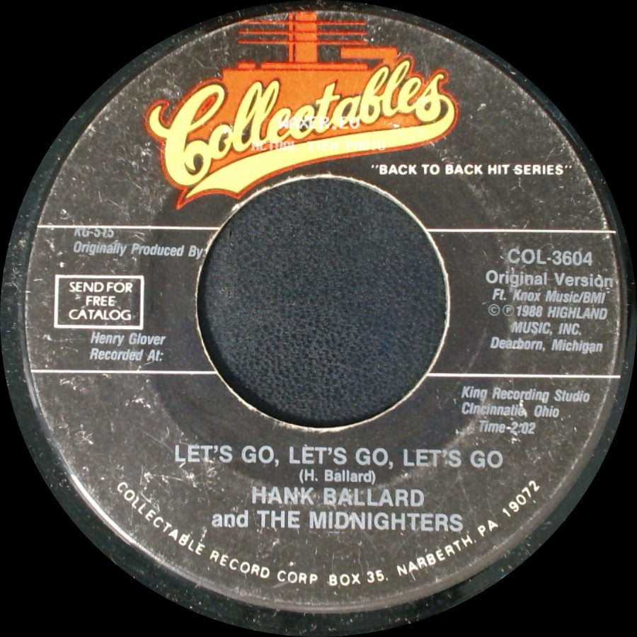 Hank Ballard And The Midnighters - Let's Go, Let's Go, Let's Go / Finger Poppin' Time side A