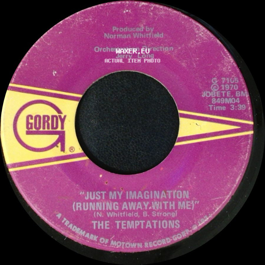The Temptations - Just My Imagination (Running Away With Me) / You Make Your Own Heaven And Hell Right Here On Earth side A