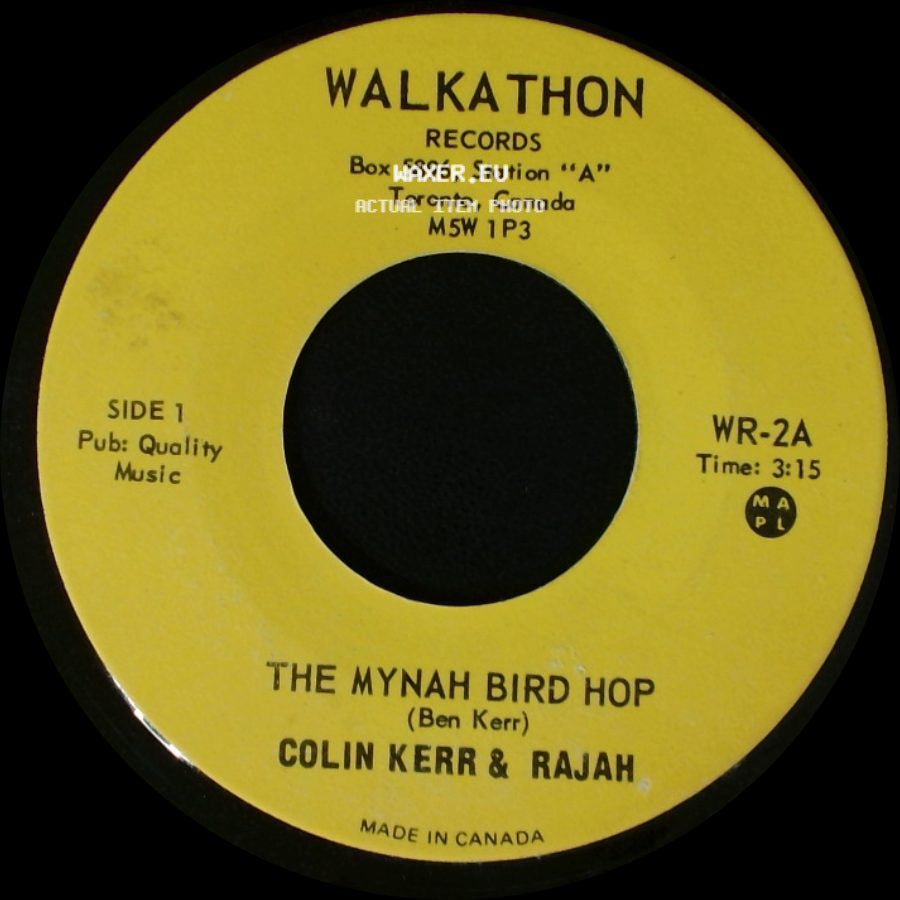 Colin Kerr & Rajah - The Mynah Bird Hop / The Mynah Bird Song side A