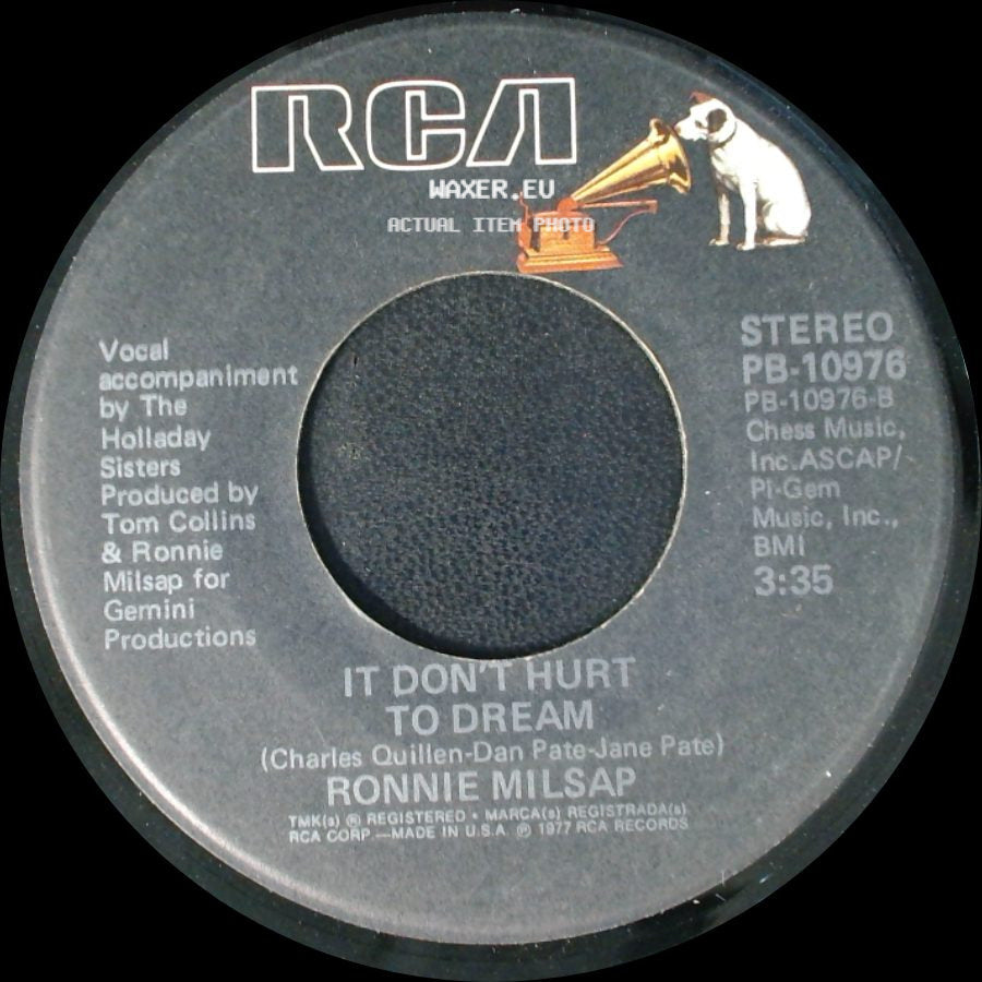 Ronnie Milsap - It Was Almost Like A Song / It Don't Hurt To Dream side B