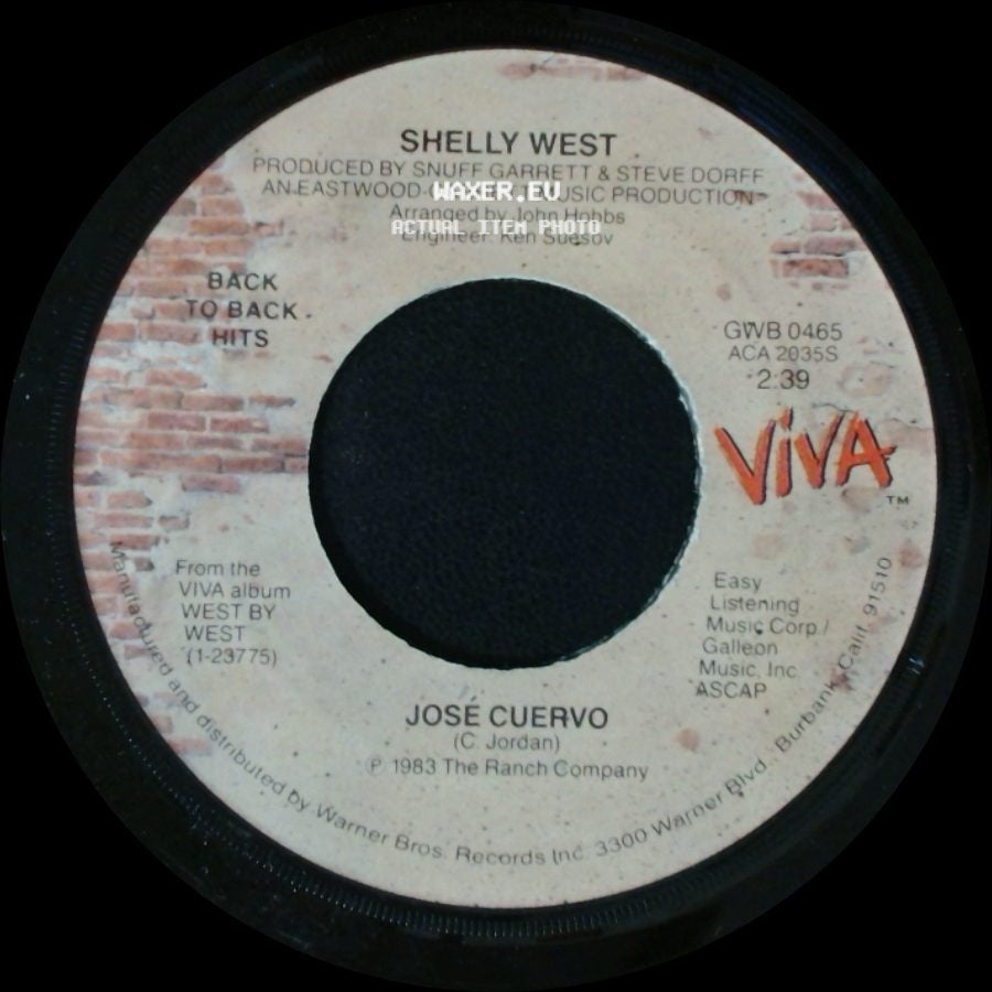 Shelly West - Flight 309 To Tennessee / José Cuervo side B