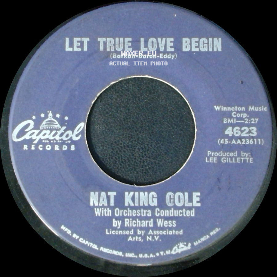 Nat King Cole - Cappuccina / Let True Love Begin side B