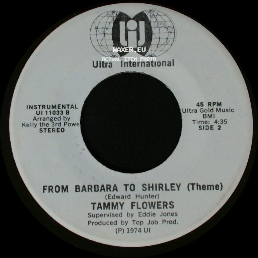 Tammy Flowers - From Barbara To Shirley / From Barbara To Shirley (Theme) side B