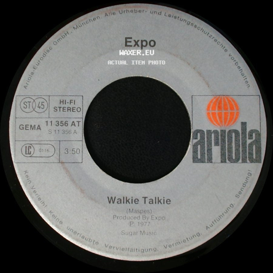 Expo - Walkie Talkie / Alimatha side A